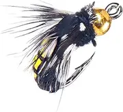 Fly Fishing Hooks,Handmade Realistic Fishing Fly Lures - Wear-Resistant Supplies for Bass Trout Pickerel Walleye Bream