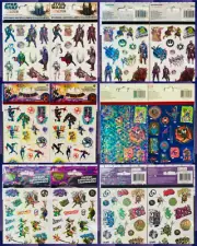 Star Wars Mandalorian, Spiderman, TEENAGE MUTANT NINJA TURTLES Sandylion Sticker