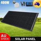 12V 400W Fixed Solar Panel Kit Mono Generator Caravan Camping Charger Controller
