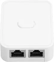 2 Port Gigabit Ethernet Unmanaged Switch, 1000mbps PoE Switch, Silent Operation Ethernet Splitter, Gigabit Ethernet Switch Network Hub Ethernet Splitter Desktop or Wall Mount