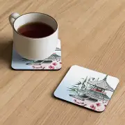 Japanese Print Cork-back Coaster