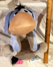 NEW DISNEY EEYORE JUMBO PLUSH! JAPAN! US SELLER! FREE SHIP!