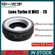 ZHONGYI Lens Turbo II M42-FX Lens Adapter Ring for M42 Mount Lens to Fujifilm X