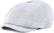 [Generic] Men Women Flat Ivy Beret Cap Soft Solid Color Driving Cabbie Hat Adjustable Newsboy Caps