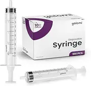 10mL Luer Slip Syringe | Sterile & Individually Wrapped | For Professional, Industrial & Personal Use | 100 Pack | Yalomi (Box of 100)