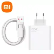 Xiaomi 67W Fast Wall AC Charger US EU UK Plug Adapter for Redmi Note 13/12/11