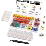 560Pcs Breadboard and Jumper Wire kit PCB Circuit Board Assortment,14 Differe...