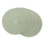 Design Imports Floral Woven Round Placemat Set of 6 - Mint