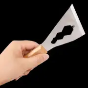 Multifunction Putty Knife with Wooden Handle Steel Thickened Plaster MQ