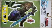 Nintendo Legend of Zelda Twilight Princess Game Graffix Reusable Stickers NEW!