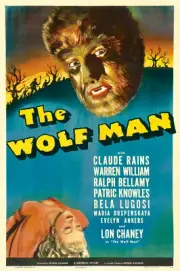 THE WOLF MAN 11 x 17 Horror Reproduction Poster Gore Retro Slasher Grindhouse