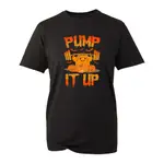 PUMP IT UP 萬聖節 T 恤,有趣的南瓜舉重萬聖節男女通用上衣