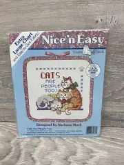 Dimensions Cross Stitch Kit Cats Are People Too 72061 Barbara Mock SEALED