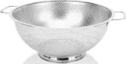 Colander For Kitchen, 3QT, Stainless Steel Colander Strainer With Handle For