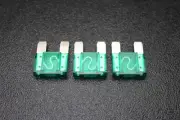 3 PACK MAXI 30 AMP FUSE BLADE STYLE CAR BOAT AUTOMOTIVE AUTO HOLDER FUSES EE