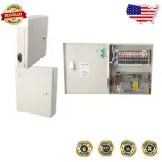 18-Channel 20 Amp DC CCTV Power Supply Box - Short Circuit Protection Included