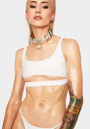 [RIS-K] White Discover Bikini Top