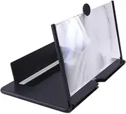 SEWACC Creative Screen Magnifier for Phone Amplifier Lightweight Holder Reduces Eye Strain for Movies and Enhanced Viewing Experience Black