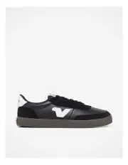 [Volley] Baseline Leather Sneakers in Black