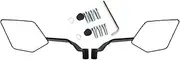 Motorcycle Mirrors for Handlebars - Motorcycle Handlebar Mirrors - Rotating Reflector Spoiler Cycling Accessories for Riding Daily Use Outdoor Vehicle Riding Mountain Road Birthday Men Women