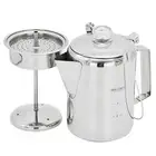 1.2L 9 Cup Stainless Steel Percolator Coffee Pot Coffee Maker for W5L9