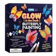 Glow in The Dark Butterfly Painting Kit Teen Girl Gifts for 6-8 8-10 Year Old...