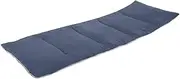 Outdoor Sun Lounger Chair Cushion Non Slip Back Elastic Mattress for Garden Patio Furniture Blue 190 * 71cm