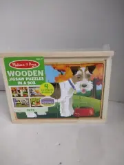 Melissa & Doug Wooden Jigsaw Puzzles in a Box - Pets. Factory Sealed