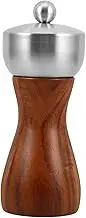 Alipis Hand Crank Pepper Grinder Wooden with Grinding Levels Head Ceramic Core for Fine Grinding of Salt and Spices Kitchen