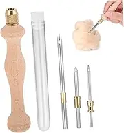 ERINGOGO Embroidery Punch Needle Pen Needle Punch Tool Kits Craft Kit for Adults