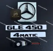 GLE450 Gloss Black Full Badges Package For Mercedes GLE450 C167 Coupe ONLY