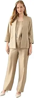 [Kasper] Women's Shimmer Twill Cardigan Style Blazer