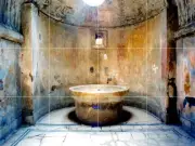Art Pompeii Mural Ceramic Ancient Italy Bath Tile #102
