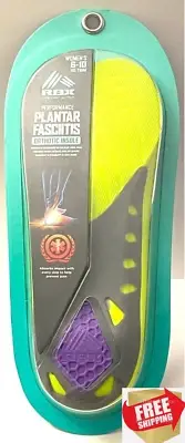 RBX Performance Plantar Fasciitis Orthotic Insole women's 6-10 no trim