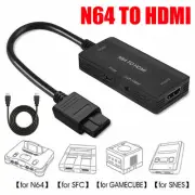 N64 To HDMI Converter Adapter HD Cable for Nintendo 64 Gamecube Super NES SNES