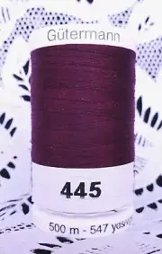 NEW 1 Burgundy GUTERMANN 100% polyester Sew-All thread 547 yards Spool