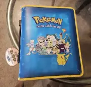 1999 Pokémon Blockbuster Vintage Zip Binder Card Holder (Official Nintendo) New