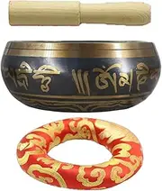 Vgvgaj Singing Bowls for Healing | Hand Percussion Instruments Decorative Prayer Pot - Aesthetic Sound Bath Instruments Hand-Tuned Bowl for Bedroom Living Room Yoga Studio