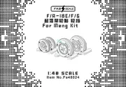 FAB FA48024 1/48 F/A-18E/F/G Landing gear tires/chocks(For MENG KIT)