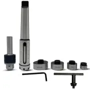 3MT Tapping, Threading, and Reaming Die Holder Set with Drill Chuck - Metric