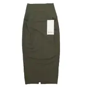 New Lululemon Women’s Size 2 Nulu Slim Fit High Rise Skirt ARMG Army Green $88