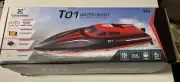 Radio Controlled High Speed Racing Boat GizmoVine T01 Water Conductive