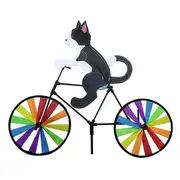 Bike Wind Spinner Bike Garden Wind Spinner Ornaments Cute Animal Sculpture Bicycle Spinner Windmill As Shown