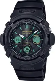 CASiO G-Shock AWG-M100RC-1AJF TEAL AND BROWN Solar Radio Men Watch New in Box