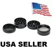 Black Mini 4 Layers Metal Tobacco Crusher Hand Muller Smoke Herbal Herb Grinder