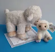 BUILD A BEAR Swirly Clouds Lamb & BUDDIES MINI SMALL FRYS BNWT PLUSH