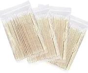 Fenshine 600 Count Microblading Cotton Swab, Cotton Swabs Pointed Tip, Cotton Swabs Wood Sticks, Cotton Tipped Applicator, Tattoo Permanent Supplies (