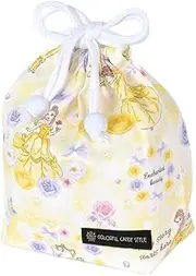 [COLORFUL CANDY STYLE] Disney Cup Bag, Girls, Drawstring Bag, for Children, Elementary School Students, School Entrance, Belle/Beauty and The BEAST/Belle/N3592300