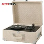 Crosley CR6253B-LT Anthology 3 Speed Portable Bluetooth Turntable - Light Tan