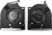 KGIGIBE Replacement 12V CPU & GPU Cooling Fan for Dell G15 5520 5525 2022 / G16 7620 RTX3060 RTX3070 Laptop